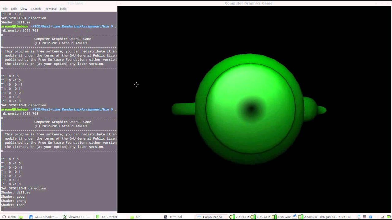 Simple GLSL lighting
