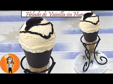 Helado de Vainilla sin Huevo | Receta de Cocina en Familia