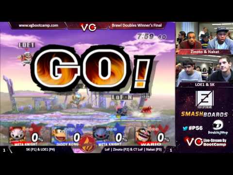 PS6 - CT LoF | Nakat & LoF | Zinoto Vs. LOE1 & SK - SSBB Winners Finals - Smash Brawl
