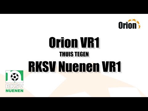 Orion VR1 vs RKSV Nuenen VR1 (18-11-2018) HD 1080p60