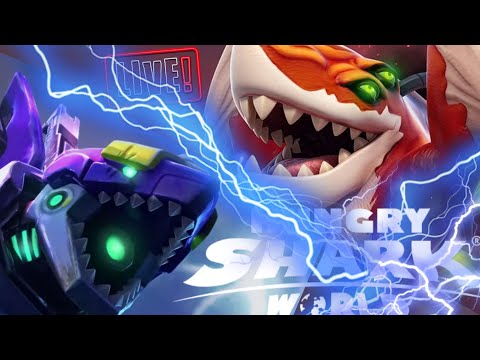 [LIVE] Mecha Sharkjira vs Meltdown Shark who is the best ?- Hungry Shark World 10th
