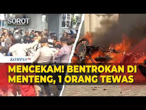 Detik-Detik Bentrok Warga di Jalan Tambak Menteng, 1 Orang Tewas & 1 Kritis