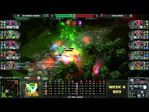 CiC Pro League Week 4 - BMG vs Sync game 1