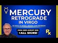 Mercury Retrograde In Virgo 23 Days To Reset Renew And Refresh