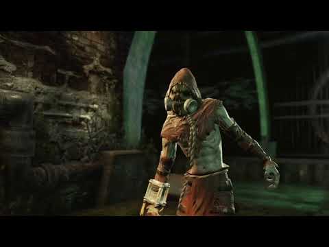 Batman: Return to Arkham Asylum: Scarecrow gets eaten by Killer Croc/Scarecrow ending