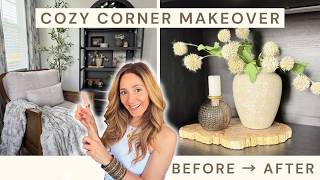 Cozy Reading Nook Transformation | Small Space Decorating Ideas | Bedroom Corner Decorating Ideas