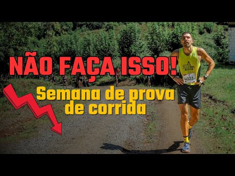 8 dicas para a semana de uma prova de corrida