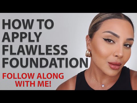 HOW TO APPLY FLAWLESS FOUNDATION FOLLOW ALONG | NINA UBHI