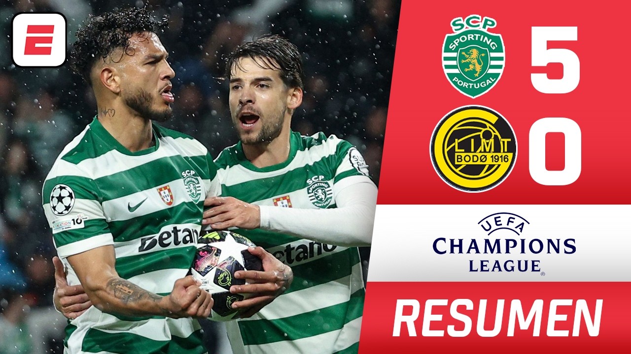 ÉPICA REMONTADA del SPORTING ELIMINA al BODO. GOLES de Luis Suárez y Maxi Araujo | Champions League