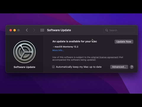 How to update Mac Pro to macOS Monterey 12.2