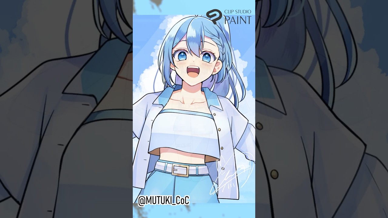 #からぴち るなさんメイキング【無月】 #shorts #short #illustrationdrawing