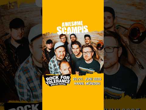 Awesome Scampis // Rock for Tolerance Open Air Festival // 20.-21.06.2025 // Hann. Münden