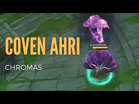New Coven Ahri Skin Chromas | Preview