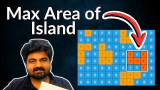 YouTube video 'Max Area of Island: 695 - NVidia coding interview question'
