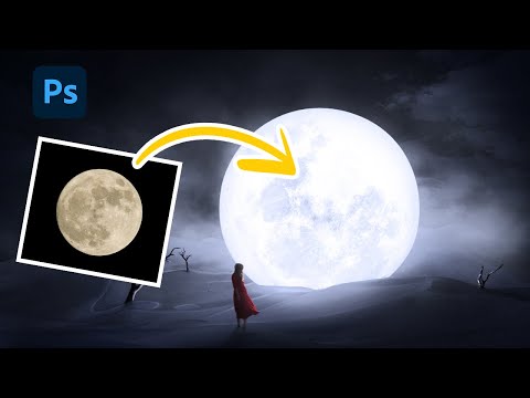 The Glowing Moon Photo Manipulation Speed Art | Photoshop Tutorial
