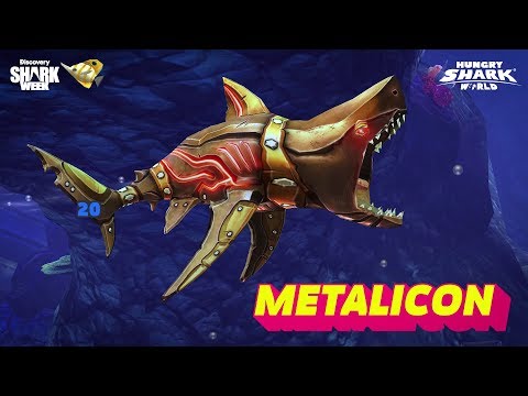 METALICON NEW SKIN ! TIGER SHARK - Hungry Shark World