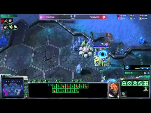 Naniwa(P) v ParanOid(Z) - G2 - Shakuras Plateau - SC2CL Week #1