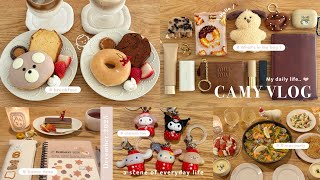 ［ vlog ］追われるように過ぎていく毎日🍃自分なりのしあわせを見つけながら過ごす大人の一人暮らし🥨🐕🍓| ガチャ活 | ノート時間 | クリスマスパーティー🎄etc..