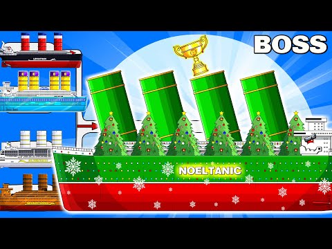 MEGA BOSS: NOELTANIC vs MEGA TANK - Cartoons about tank