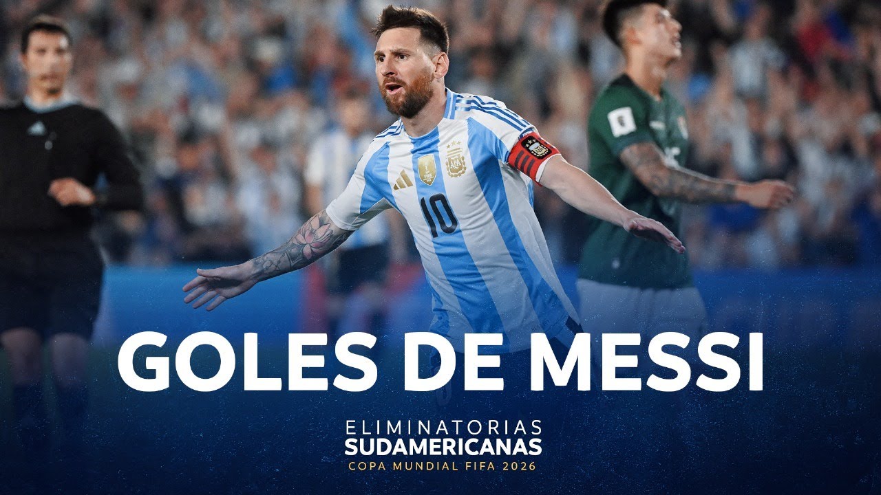 LOS 8 GOLES DE LIONEL MESSI EN LAS ELIMINATORIAS