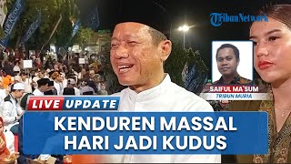 Meriah! Puluhan Kontingen Ramaikan Gelaran Kenduren Massal, Ada 476 Nasi Tumpeng di Hari Jadi Kudus