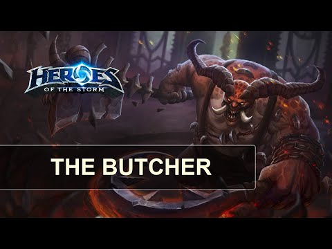 [ Heroes of the Storm ] The Butcher gameplay. How to play The Butcher #2
