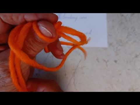 Nalbinding Broden stitch.