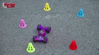 Vardem Bilekten Kontrol Uzaktan Kumandalı Full Fonksiyon Şarjlı 2.4g Şeffaf Işıklı 4x4 Drift Araba