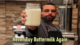 How to make an endless supply of buttermilk - The Easy Way
