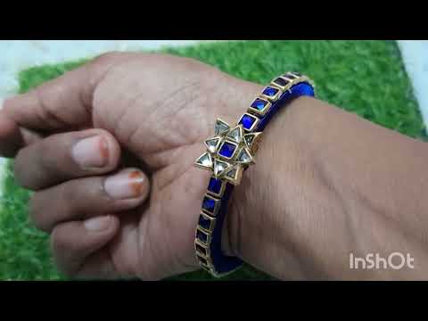 kottaga try chesa... New design silk thread kada bangle..