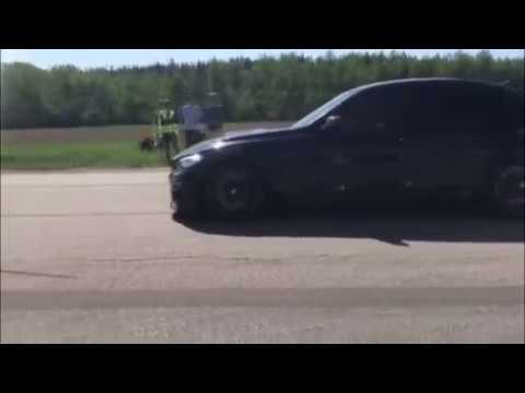 BMW M3 Competition Package vs Mercedes SL600 with ECU tune