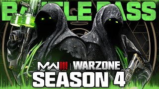 Everything In The Season 4 Battle Pass / Blackcell (Modern Warfare 3 & Warzone)