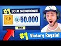 Playing Fortnite: Battle Royale for 50,000 V-BUCKS...! Playing Fortnite: Battle Royale for 50,000 V-BUCKS...!