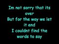 Carrie underwood Ft  Songs of Sylvia What Can I say Lyrics