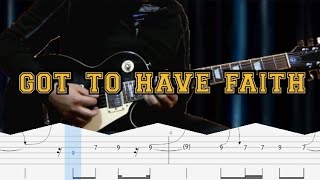 How to play | got to have faith-Europe(guitar solo with Tab lesson)