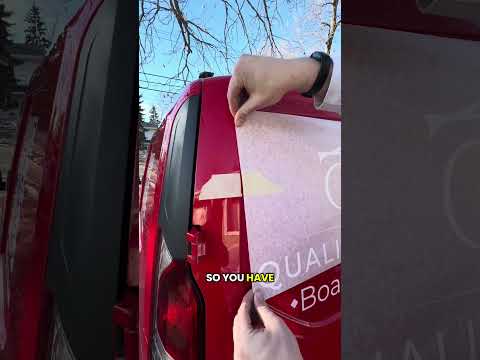 How to apply decals on your vehicle