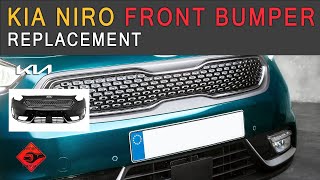 Kia Niro (DE) 2016-2021 | Front Bumper Replacement | Radiator Grille Replacement