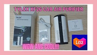 LAZADA TYLEX XF26 CAR AIR PURIFIER PORTABLE CAR AIR PURIFIER WITH FREE OCEAN SCENT MAY PAMPABANGO PA