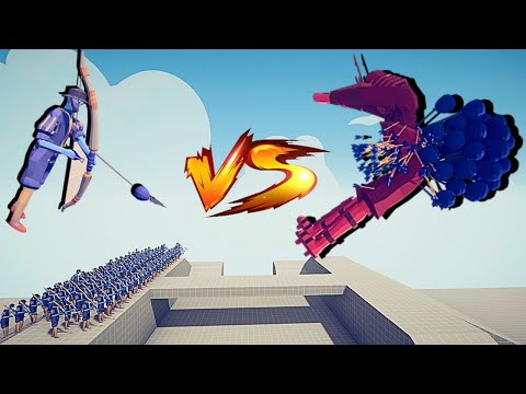 100X BALLOONER ARCHER vs ALL BOSS UNITS FLYING - Totally Accurate Battle Simulator TABS