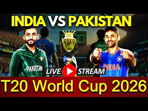 🔴LIVE Pak vs India Match | T20 World Cup 2026 | Today Match | Latest Updates | Special Transmission