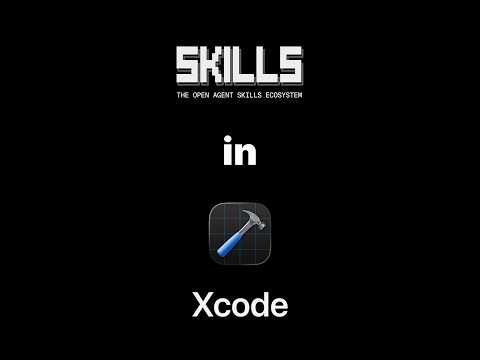 How To Install Agent Skills in Xcode #ai #xcode #swift #coding thumbnail