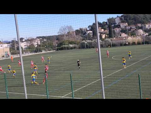 U19 Nationaux Fédération Française de Football Sporting Club Toulon contre As Canne résumé score 0a0