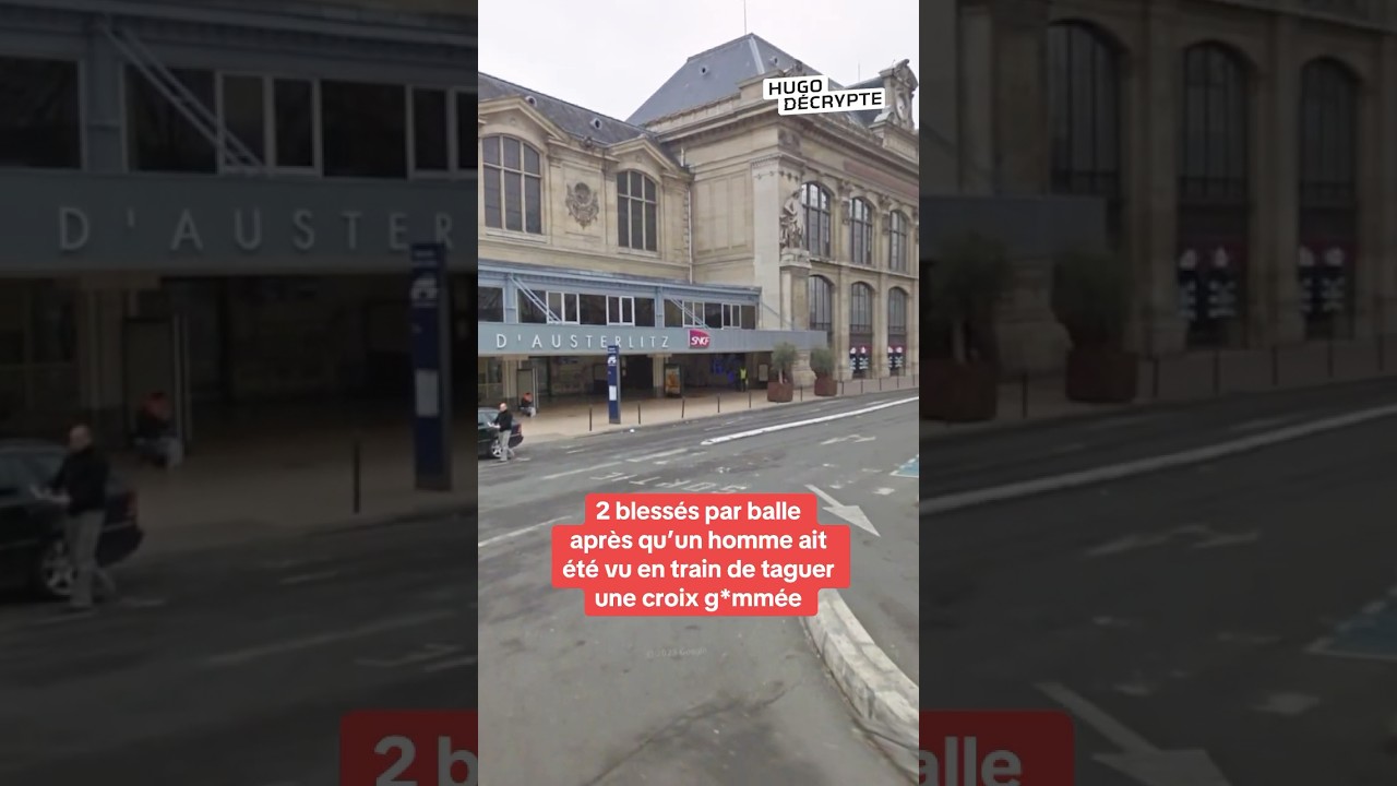 2 blessés par balles après des tirs de la sûreté ferroviaire à la Gare d’Austerlitz à Paris