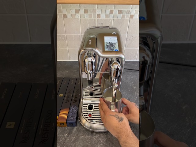 Vídeo relacionado con Sage Appliances SNE800 The Creatista Plus - Cafetera de café, color blanco perla
