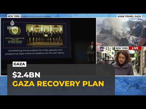 Gaza's $2.4bn recovery plan unveiled at UN as questions over feasibility remain