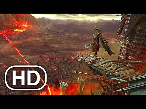 Sauron Destroys Entire Army Of Humans Battle Scene 4K ULTRA HD Action