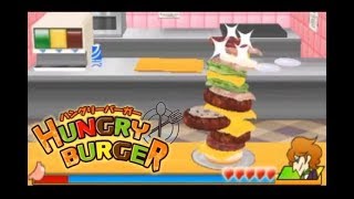 【3DS】 ハングリーバーガー プレイ動画 【ｸﾞﾙﾒ系ﾊﾟｽﾞﾙ】