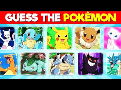 Guess the Pokemon Quiz | Guess 151 Pokemon (Gen 1)