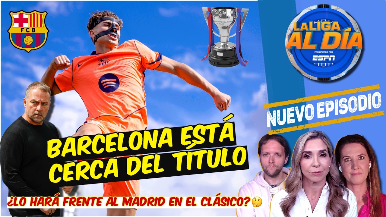 Barcelona ACARICIA el TÍTULO de LaLiga GRACIAS el EMPATE con BRONCA del Real Madrid | La Liga Al Día