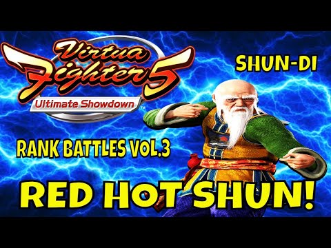 VF5US- RED HOT SHUN! (Virtua Fighter 5: Ultimate Showdown)- Shun Di matches, Gaming, FGC.